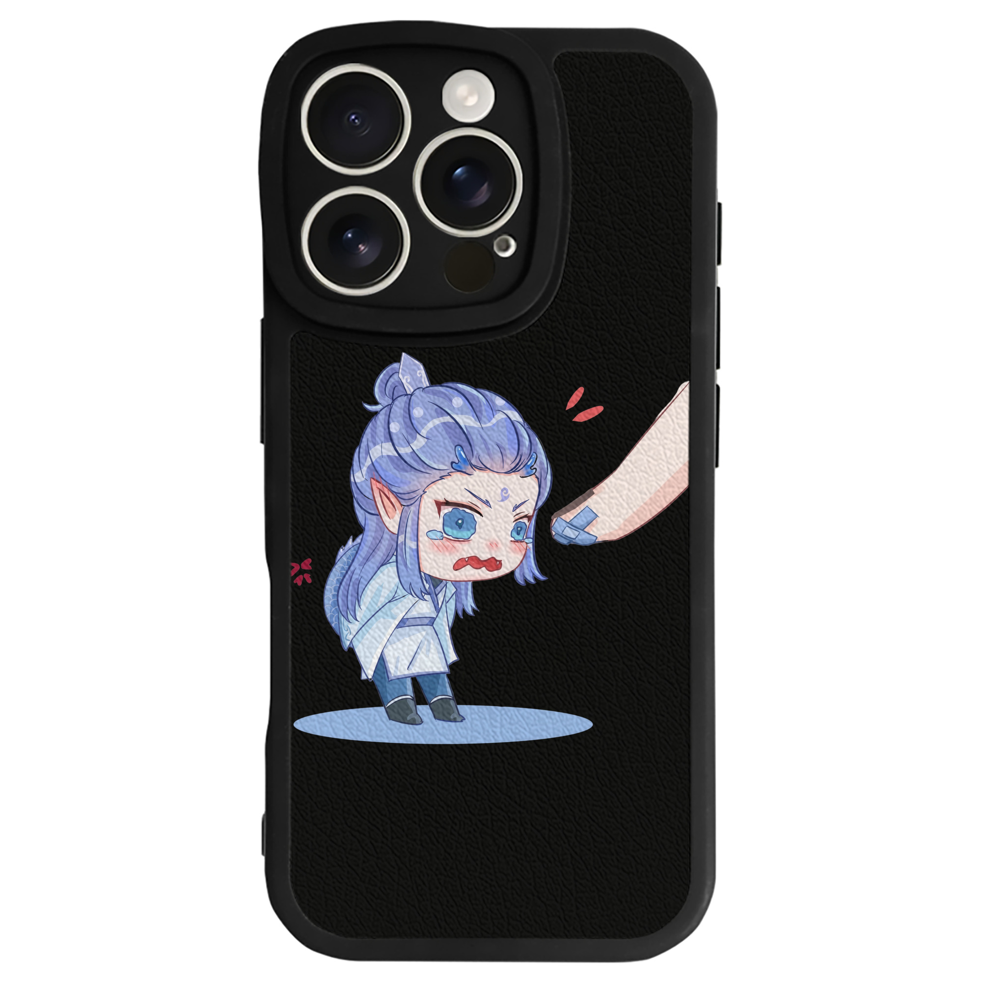 （画像用） Ne Zha 2 ナタ 魔童の大暴れ 【iPhone 16シリーズ対応】シリコンスマホケース（レザー調） 材質：シリコン